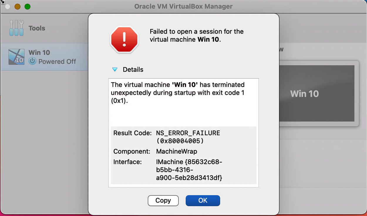 create virtualbox mac os x vm using windows